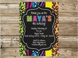 Wild Animal Birthday Party Invitations Items Similar to Wild Animal Print Birthday Party