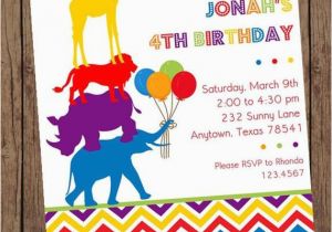 Wild Animal Birthday Party Invitations Wild Animals Birthday Invitations 1 00 Each by Pmcinvitations