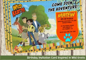 Wild Kratts Birthday Party Invitations Unavailable Listing On Etsy