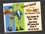 Wild Kratts Birthday Party Invitations Wild Kratts Birthday Party Invite Aidan 39 S 10th Bday