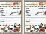 Wild Kratts Birthday Party Invitations Wild Kratts Invitations Birthday Parties