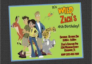 Wild Kratts Birthday Party Invitations Wild Kratts Party Invitations Party Invitations Ideas