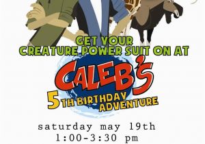 Wild Kratts Birthday Party Invitations Yellow Mums Wild Kratts Birthday Printables
