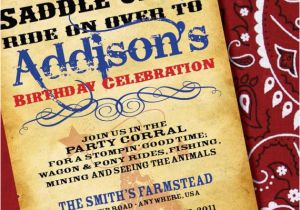 Wild West Birthday Invitations Diy Printable Cowgirl or Cowboy Wild West Inspired Birthday