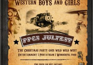Wild West Birthday Invitations Fun 39 N 39 Frolic Summer Party theme Wild West