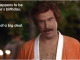 Will Ferrell Birthday Card Ron Burgundy Happy Birthday Saying Pictures to Pin On