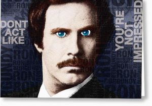 Will Ferrell Birthday Card Will Ferrell Greeting Cards Fine Art America