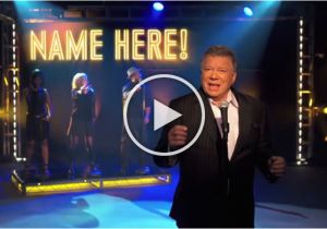 William Shatner Birthday Card Sing Dance Celebrate and Shout with New William Shatner
