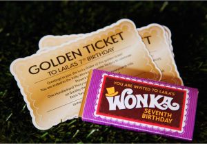 Willy Wonka Birthday Invitations Willy Wonka and the Chocolate Factory Birthday Party Ideas