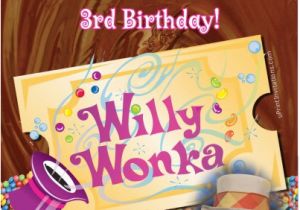 Willy Wonka Birthday Invitations Willy Wonka Birthday Invitation