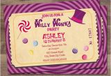 Willy Wonka Birthday Invitations Willy Wonka Birthday Party Invitation Charlie and the