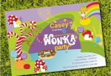 Willy Wonka Birthday Invitations Willy Wonka Birthday Party Invitation Instantly Downloadable