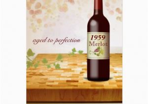 Wine themed Birthday Cards Customize A Birth Year Wine themed Birthday Card Zazzle