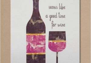 Wine themed Birthday Cards Items Similar to Greeting Card for Wine Lovers On Etsy