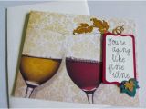 Wine themed Birthday Cards Wine themed Birthday Card Inside Sentiment Optional