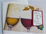 Wine themed Birthday Cards Wine themed Birthday Card Inside Sentiment Optional