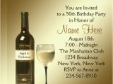Wine themed Birthday Invitations 45 50th Birthday Invitation Templates Free Sample