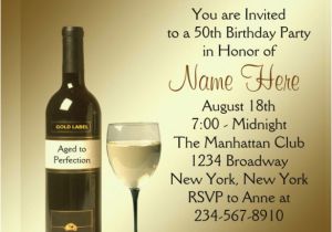 Wine themed Birthday Invitations 45 50th Birthday Invitation Templates Free Sample