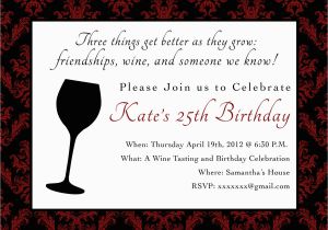 Wine themed Birthday Invitations Printable Birthday Party Invitation 5 X 7 Wine themed