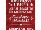 Wine themed Birthday Invitations Wine Tasting theme Birthday Party Invitations Modern