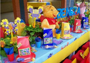 Winnie the Pooh 1st Birthday Decorations Winnie the Pooh Birthday theme First Birthday Party Ideas