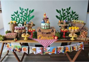 Winnie the Pooh 1st Birthday Party Decorations Kara 39 S Party Ideas Rustic Winnie the Pooh First Birthday