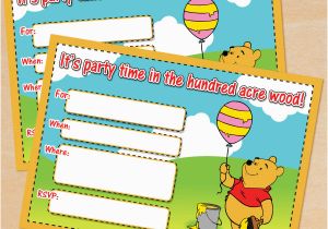 Winnie the Pooh Birthday Invitations Free Printable Free Printable Winnie the Pooh Birthday Invitation