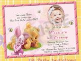 Winnie the Pooh Birthday Invitations Free Printable Winnie the Pooh 1st Birthday Invitations Printable