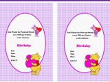 Winnie the Pooh Birthday Invitations Free Printable Winnie the Pooh Birthday Invitations Birthday Printable