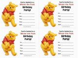 Winnie the Pooh Birthday Invitations Free Printable Winnie the Pooh Birthday Invitations Free Printable