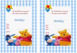 Winnie the Pooh Birthday Invitations Free Printable Winnie the Pooh Birthday Invitations Winnie the Pooh