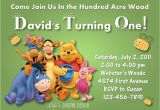 Winnie the Pooh First Birthday Invitations 40th Birthday Ideas Winnie the Pooh Birthday Invitation