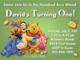 Winnie the Pooh First Birthday Invitations 40th Birthday Ideas Winnie the Pooh Birthday Invitation