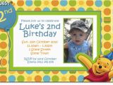 Winnie the Pooh First Birthday Invitations Free Printable Winnie the Pooh Birthday Invitations Free
