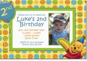 Winnie the Pooh First Birthday Invitations Free Printable Winnie the Pooh Birthday Invitations Free