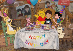 Winnie the Pooh Happy Birthday Meme the Pooh Gif Tumblr