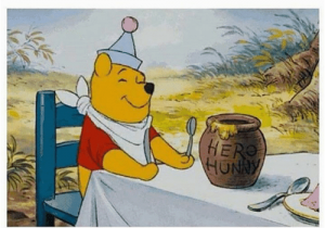 Winnie the Pooh Happy Birthday Meme when My attitude Goes Away Cuz L 39 M About to Eat Hun Ny