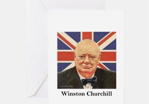 Winston Churchill Birthday Card Historical Figures Stationery Cards Invitations