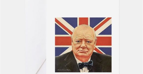 Winston Churchill Birthday Card Historical Figures Stationery Cards Invitations