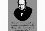 Winston Churchill Birthday Card Winston Churchill and Funny Quote Greeting Card Zazzle