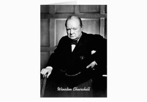 Winston Churchill Birthday Card Winston Churchill Card Zazzle
