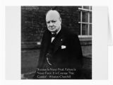 Winston Churchill Birthday Card Winston Churchill Quot Success Never Final Quot Gifts Card Zazzle