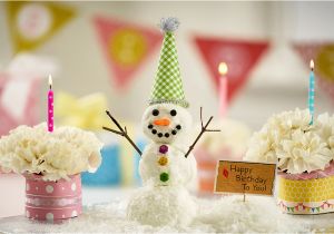 Winter Birthday Flowers Happy Birthday Snow People Petal Talk