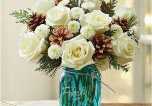 Winter Birthday Flowers Winter Wonderland Bouquet Flowers by Steen