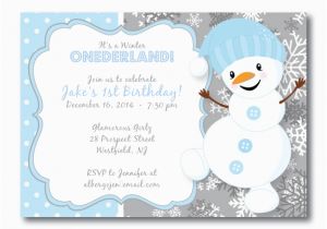 Winter Birthday Invitation Template Winter Wonderland Birthday Invitations Oxsvitation Com