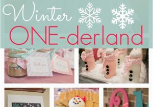 Winter Wonderland 1st Birthday Decorations Winter One Derland First Birthday Pretty My Party