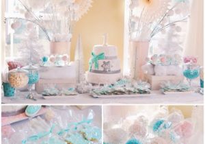 Winter Wonderland 1st Birthday Decorations Winter Wonderland First Birthday Party