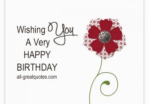 Wish Ua Very Happy Birthday Quotes Wishing You A Very Happy Birthday