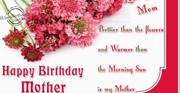 Wishing My Mom A Happy Birthday Quote Happy Birthday Mom Quotes and Wishes