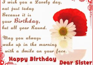Wishing My Sister A Happy Birthday Quote Happy Birthday Dear Sister Pictures Photos and Images